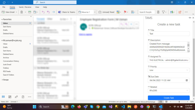 Gig Preview - Develop office aadin plugin for outlook