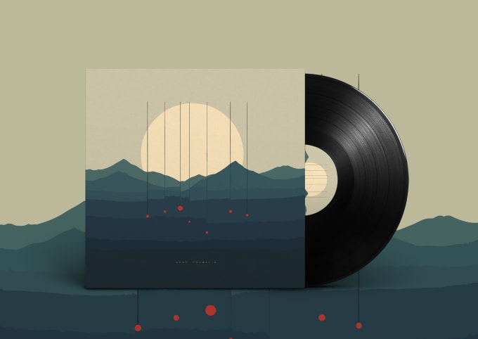 Gig Preview - Make minimalist album cover for your music cover art, mixtape cover, cd cover