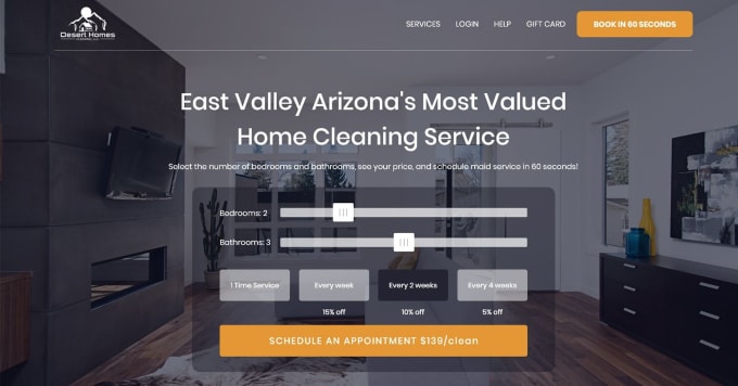 Gig Preview - Create cleaning website, office cleaning, house cleaning website, janitorial web