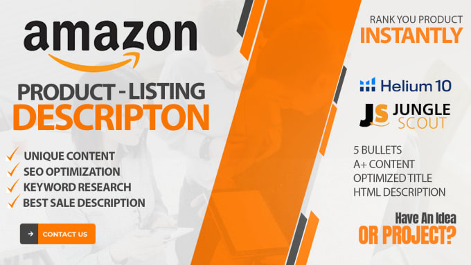 Gig Preview - Write highly converting amazon listing seo product description