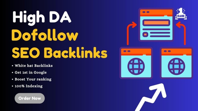 Gig Preview - Do authority backlinks dofollow high da SEO link building for google ranking