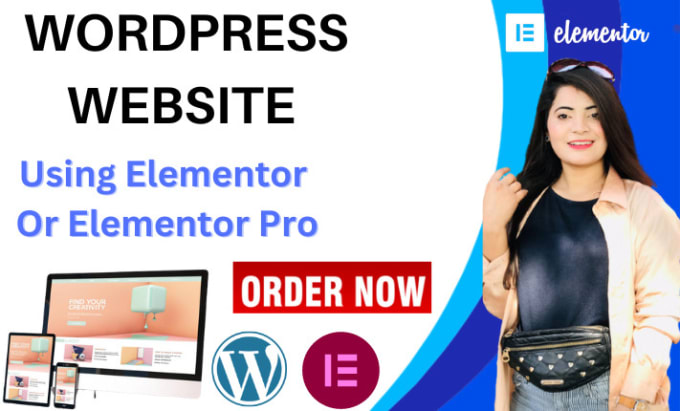 Gig Preview - Design a website using elementor or elementor pro