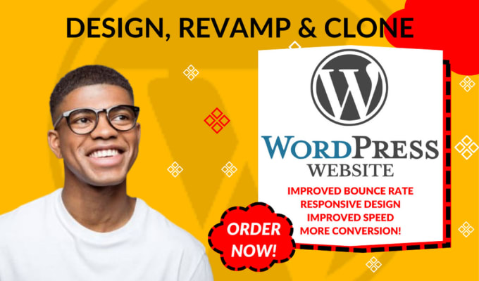 Gig Preview - Design, redesign or revamp wordpress website, ecommerce wordpress website