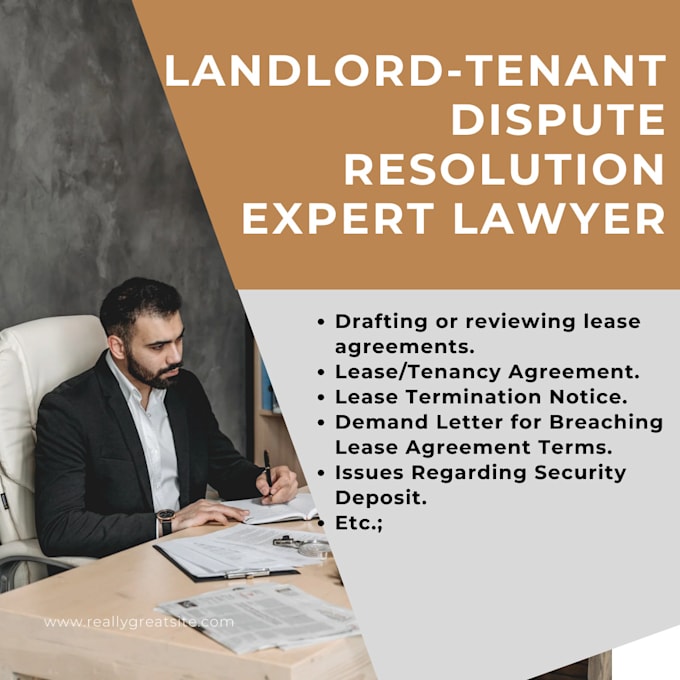 Gig Preview - Give legal advice and dispute resolution  for landlords and tenants