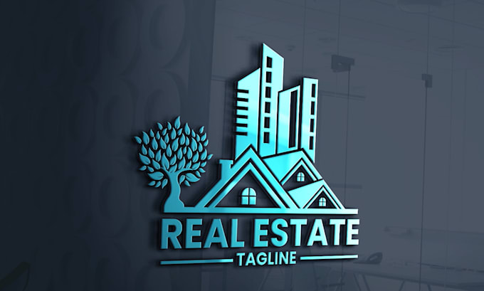 Gig Preview - Do modern minimalist real estate 3d logo design