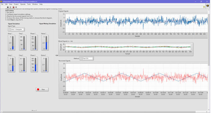 Gig Preview - Make labview signal processing tool