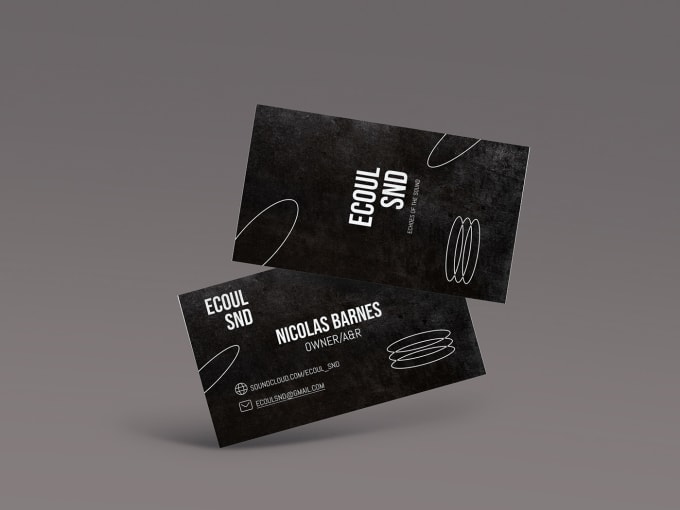 Gig Preview - Design business card, vcard