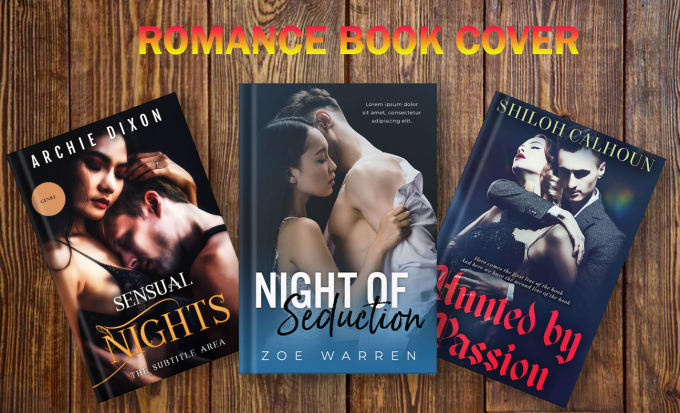 Bestseller - design erotic book cover and romantic book cover in 5 hours