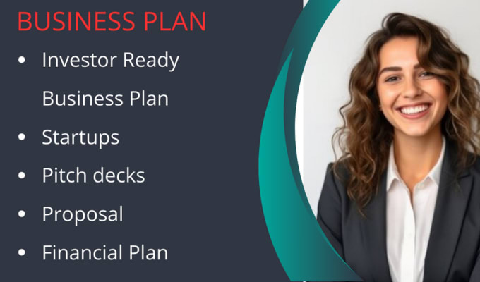 Gig Preview - Prepare a complete business plan for startups,  investor, business plan writer