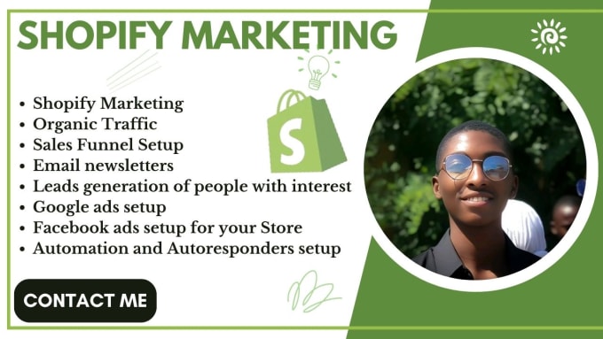 Gig Preview - Shopify marketing ecommerce marketing to boost shopify sales