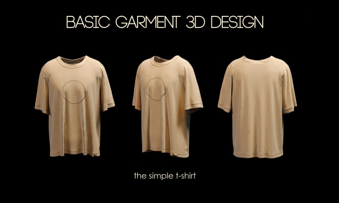 Gig Preview - Create basic garment 3d visuals