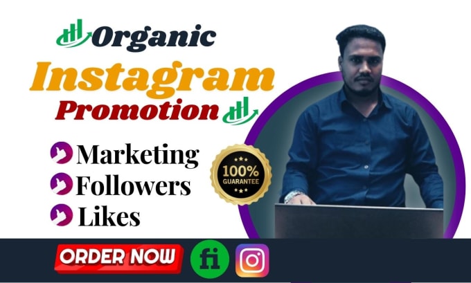 Gig Preview - Organic instagram growth real followers and better engagemen