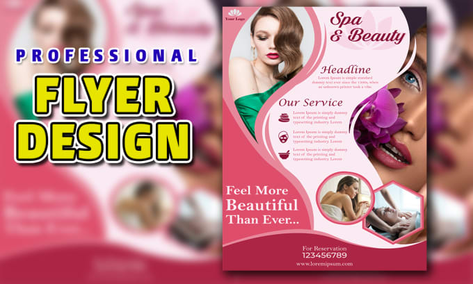 Gig Preview - Design a professional one page full color flyer and poster