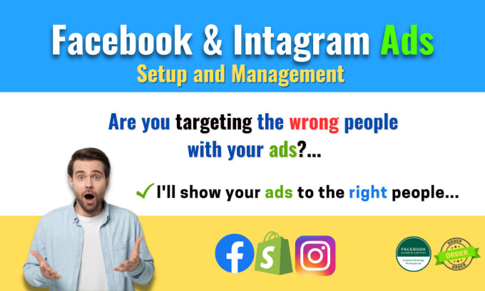 Gig Preview - Set up and manage facebook and instagram ads