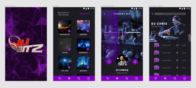 Gig Preview - Build music streaming ios and android app with admin panel