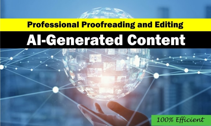 Gig Preview - Proofread and edit your chatgpt or ai generated content