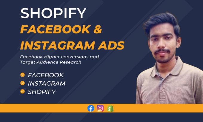 Gig Preview - Setup and manage shopify facebook and instagram ads campaign