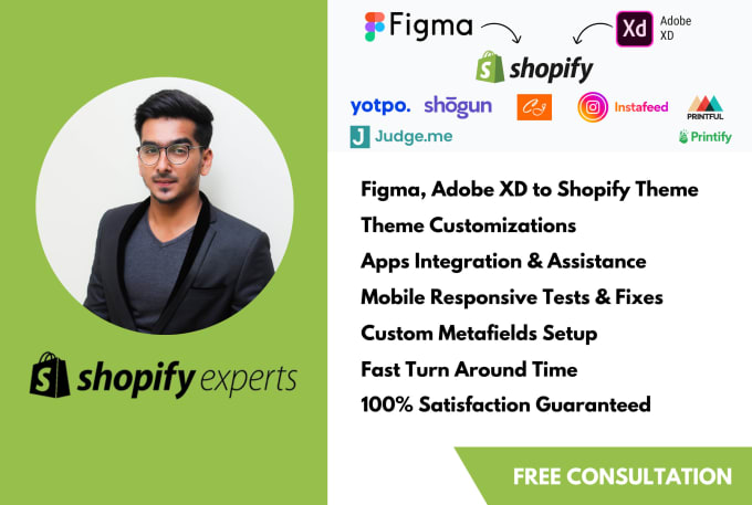 Gig Preview - Design a custom shopify website or dropshipping store