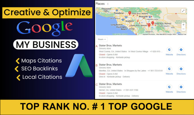 Gig Preview - Optimize google my business page for local SEO gmb ranking