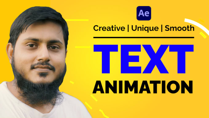 Gig Preview - Create unlimited custom text animation intro outro videos in after effects