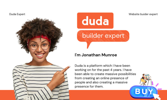 Gig Preview - Design your ecommerce website using duda website builder