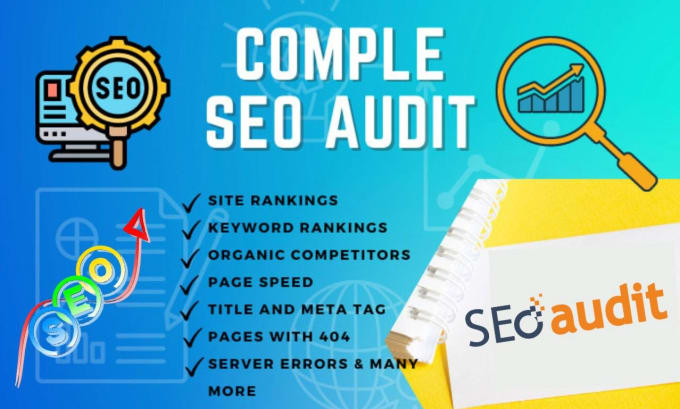 Gig Preview - Do website SEO audit report, keyword research, and competitor analysis