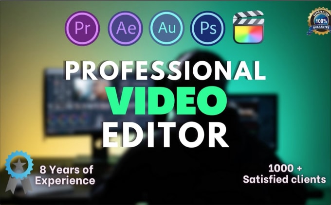 Gig Preview - Do professional video editing for you