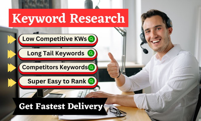 Gig Preview - Provide semrush keyword research report in few minutes