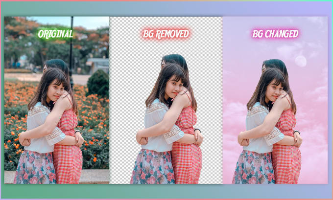 Bestseller - remove and change the photo background in photoshop