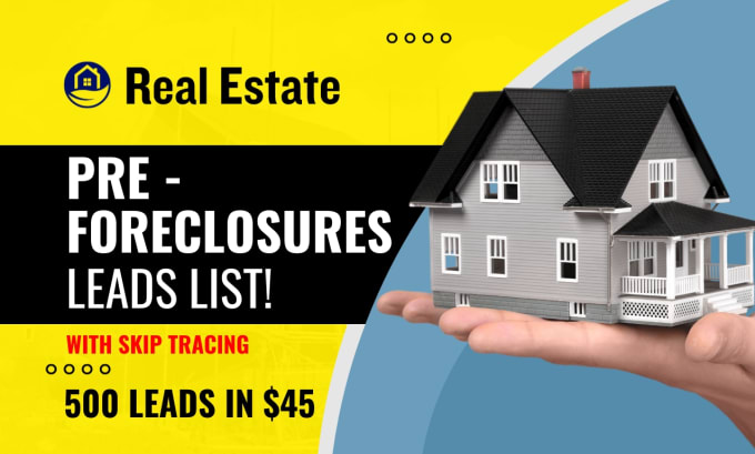 Gig Preview - Provide updated USA preforeclosure and foreclosure lists