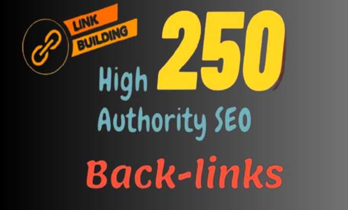 Bestseller - provide 250 SEO backlinks with high quality link building