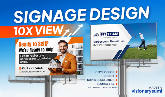 Bestseller - make professional signage to elevate your business