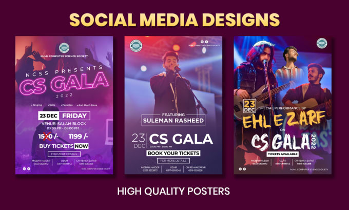 Gig Preview - Make a professional flyer design or social media poster