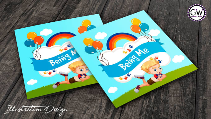 Gig Preview - Do cute children kids or children story book illustration