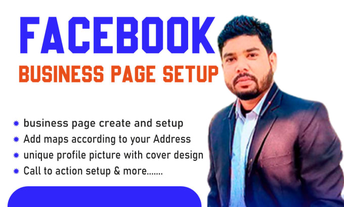 Gig Preview - Do facebook business page creation and setup, cover design, optimize fan page