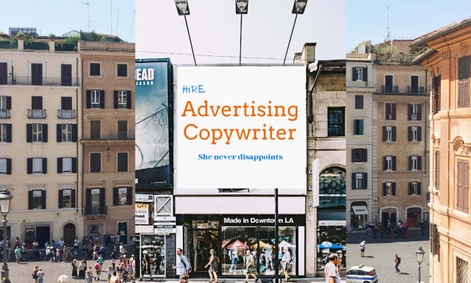 Gig Preview - Be your go to advertising copywriter