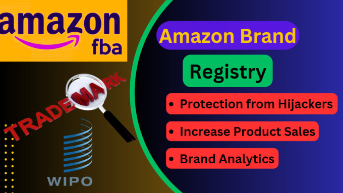 Gig Preview - Do trademark and amazon brand registry in USA UK  and canada