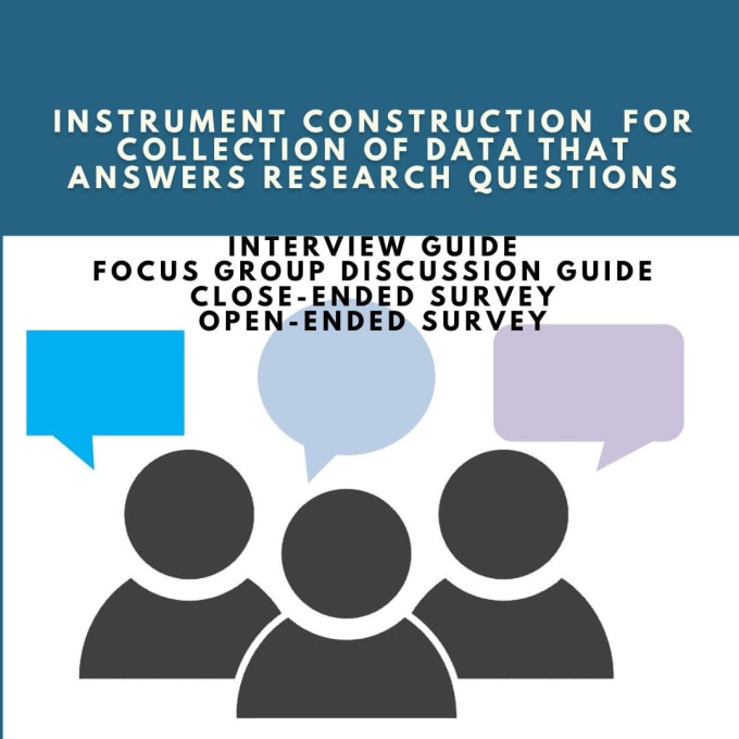 Gig Preview - Write questions for your survey, interview, and fgd