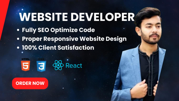 Gig Preview - Do custom website developer and development for your website