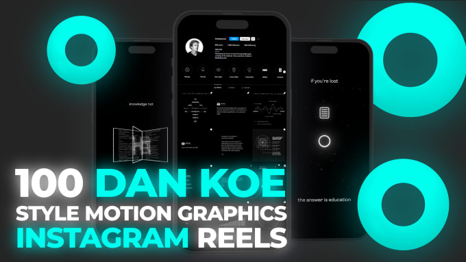 Bestseller - minimalistic motion videos like dan koe for tiktok and instagram