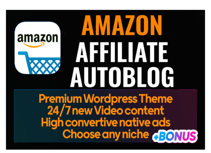 Gig Preview - Do autopilot amazon affiliate website for passive income