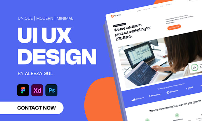 Gig Preview - Do professional uiux design for websites , figma expert