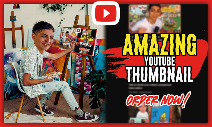 Gig Preview - Design the best thumbnail for your youtube video