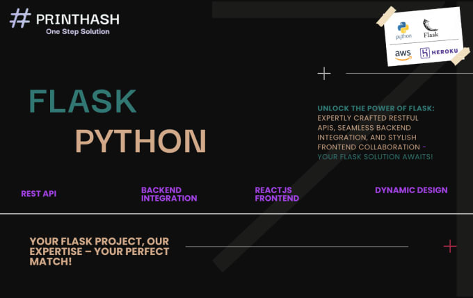 Gig Preview - Create custom flask api, flask rest api, python flask app