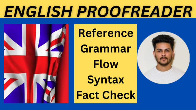 Gig Preview - Proofread and copy edit english document, I offer referencing and citation too