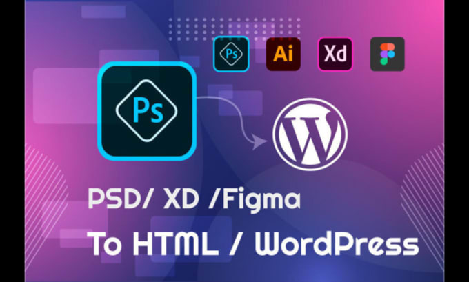 Gig Preview - Convert prototype xd psd ai figma to wordpress elementor template