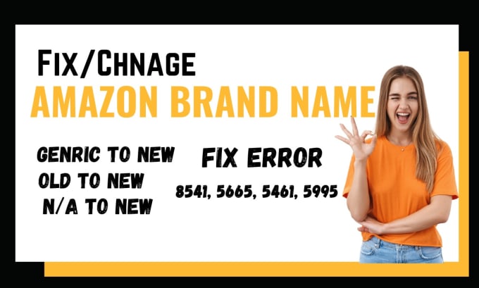 Gig Preview - Change brand name from amazon product listing, fix brand name by flat file