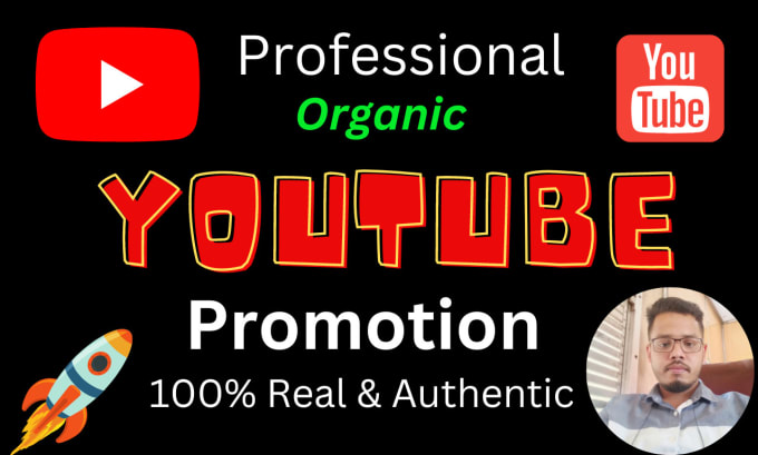 Gig Preview - Do organic youtube video promotion with active audience