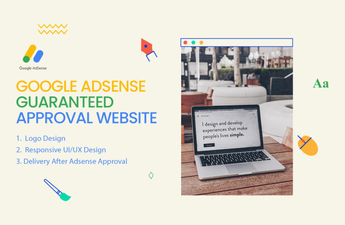 Gig Preview - Build a google adsense approved website for passive income