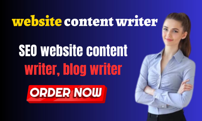 Gig Preview - Be your SEO website content writer, blog writer